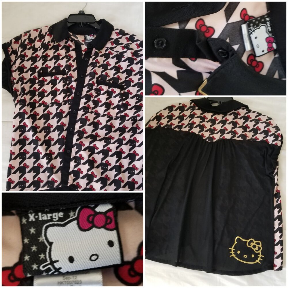HELLO KITTY Logo Ladies blouse